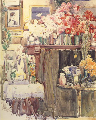 Childe Hassam Celis Thaxter's Sitting Room (nn02)